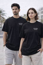 Everyday Luxury Oversized Black T-Shirt for Men & Women